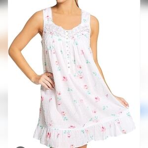 Eileen west size M Women's Cottage Posies Cotton rose Nightgown E53200868
